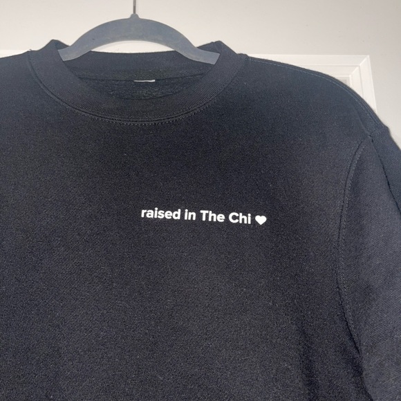 “Raised in the Chi” black crewneck - Picture 3 of 4